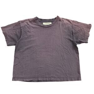 Darryl Brown Faded Boxy Cropped T-Shirt Sz S Made in USA